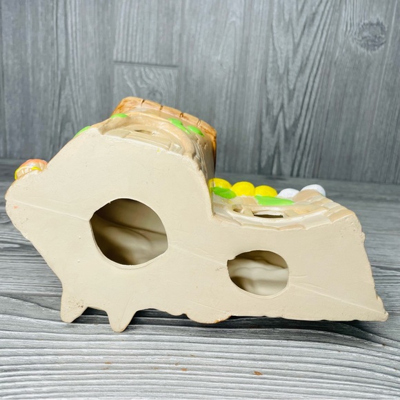 Vintage ceramic slip cast whimsical gnome home decoration garden decor lamp base - Picture 10 of 10